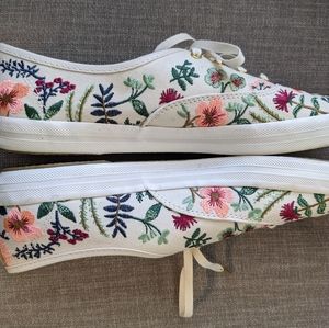 Rifle Paper Company Keds embroidered sneakers